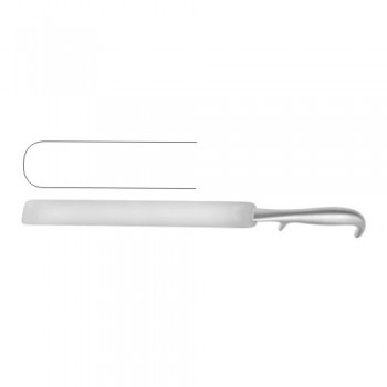 Abdominal Spatula Stainless Steel, 41 cm - 16" Blade Width 70 mm